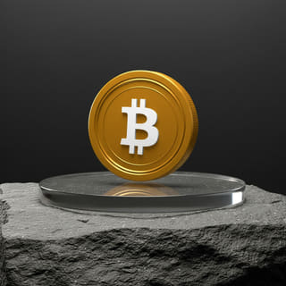 Moneta di Bitcoin BTC dorato che incarna il valore della valuta digitale